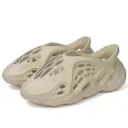 Trendy & Comfy Foam Slides For Kids Adult - Lightweight, Quick-drying & Non Slip Clogs For Outdoor Fun! Khaki 32-33