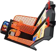 Double People Finger Basketball Game Mini Desktop Interactive Sports for Table Basketball Fun for Parent Play Enhances Coordination Finger Strength