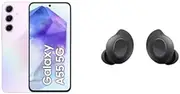 [Samsung] Galaxy A55 5G Smartphone, Awesome Lilac + Bud FE, Graphite Bundle