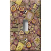 SnazzySwitch Candy Decorative Light Switch Plate Cover