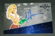 2018 Benchwarmer KENNEDY SUMMERS Hot For Teacher #50 Blue Auto/5 Playboy PMOY