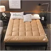 mattress Mattress Futon Mattress Japanese Floor Mattresses 8cm Thickened Tatami Mat with Non-Slip Straps Dormitory Bed for Single and Double Students (Color : A Size :