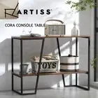 Artiss Console Table Hallway Sofa Table Entry Desk Retro Metal Display Shelf