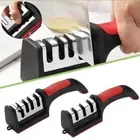 Handheld Manual Knives Sharpener 3/4 Stages Scissors Sharpener Sharping Tool