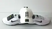 TIGER COMBO New TW71 Nike FastFit Men's Spiked White Golf Shoes size 12 & TW Hat