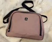 NEW Pink TAG Heuer two compartment small travel bag / Messenger Bag