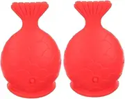 Minkissy 2pcs Fish Shaped Silicone Lip Tool for Plump Lips Cute Design for Makeup Routine Safe and Comfortable to Use