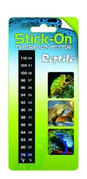 10pc Dual Scale Aquarium Fish Tank Reptile Digital Adhesive Thermometer 75-110°F