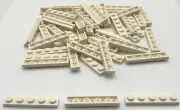 Lego 50 New White Plates 1 x 5 Stud Parts