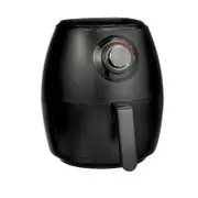 TurboFry 3.5L Air Fryer Oven - Dishwasher-safe Basket, Dual-control Temp, Matte Black