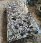 72" x 36" Natural Agate Stone Table Tops - Unique and Elegant agate Table Top