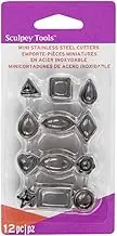 Sculpey Premo Mini Cutters: Basic Tools, 12 Piece