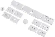 Beautiful Stickers 13pcs/Set Aluminum Alloy Car Interior Accessories Navigation Button Decoration Sticker for Touareg 2011-2015