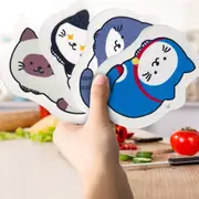 10Pcs Compressed wood pulp cotton cartoon sponge wipe cleaning sponge wipe
