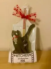 Unique Black Kitty Cat 6 Piece Sushi Kit Set Gift Kitchen Utensils