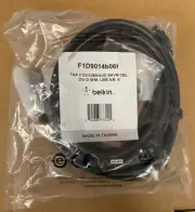 Belkin F1D9014B06T TAA Dual DVI-D + USB A/B + Audio Combo Cable, 6 Lengths