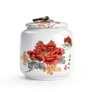 Ceramic Sealed Tea Caddies Spice Jar Candy Dried Fruit Storage Teaware Container