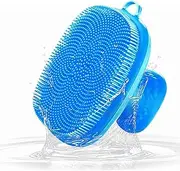 Facial Cleansing Silicone Brush - Manual Exfoliator Pad for Face Wash, Soft Skin Scrubber | Silicone Pore Cleaner, Face Brush Tool, Deep Clean Face Pad