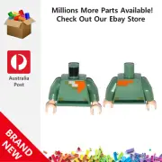 Genuine LEGO™ Sand Green Torso Pixelated Light Nougat Dark 973 6121832 New