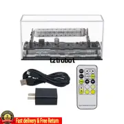IV18 Cyberpunk Fluorescent Tube Clock Nixie Tube Clock with Dust Cover