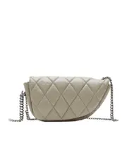 Shield chain-link shoulder bag One size Nude