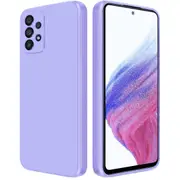 MCC For Samsung Galaxy A52s 5G Soft Liquid Silicone Shockproof Case Cover A528 [Light Purple]