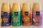 4 Glade Automatic Spray Refill Air Freshener Pear Fall Night Pine Cedar