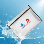 Fireproof Document Bag File Organiser Bag Fireproof Waterproof Money Pouches