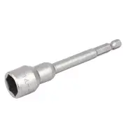 Metric 14mm Hex Socket Magnetic Nut Driver Set Adapter Drill Bit 100mm Long