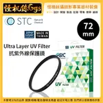 怪機絲 STC 72MM ULTRA LAYER UV FILTER 抗紫外線保護鏡 薄框 鍍膜 高透光 抗靜電 鏡頭