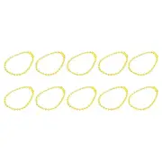 4.72" Ball Bead Chains with Connectors for Key Chains DIY Crafts, 36Pcs Yellow