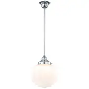 Chrome Art Deco Pendants Lights Hawthorn Period St Kilda Lighting Inspirations