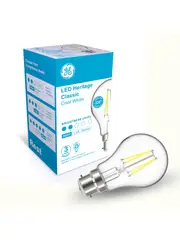 GE 4.3W Heritage LED GLS BC Globe in Cool White