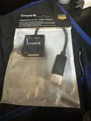 Simple DisplayPort to DVI Digital DVID M/F Video Adapter 1080p