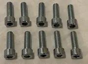 (Qty 10) M10-1.5 x 30mm Socket Allen Head Cap Screws SHCS 10mm x 30mm 8.8 Zinc