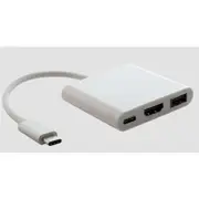 Astrotek AT-CMHDMIUSBCF Thunderbolt USB 3.1 USB Type C to HDMI + USB + Card Reader Adapter