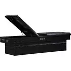 Buyers Product 18x20x71" Gloss Black Diamond Tread Aluminum Gull Wing Truck Box