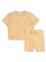 Baby Burnout Terry Tee And Bike Short Set