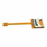 Cablecy Micro SD TF Memory Card Kit Male to Female Extension Flat FPC Exteder
