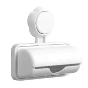 Wall Mounted Trash Bag Holder for Kitchen Use Suction Cup Garbage Bag Dispenser