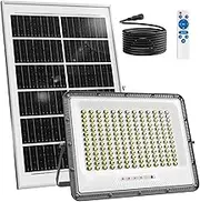 1000W Outdoor Solar Light 28000LM Solar Flood Lights Outdoor, IP66 Waterproof LED Lights, 6500K Daylight White Floodlight for Yard, Stadium, Playground, Patio Barn, Garden, Garage