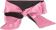 minkissy Comfortable Satin Eye Mask for Sleeping Lightweight Travel Eye Cover Breathable Blindfold with Contoured Fit for Napping and Light Blocking for Home and Travel