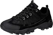 [JiuQing] Men's Hiking Shoes Outdoor Trail Running Shoes Low Rise Breathable for Backpacking Walking Camping