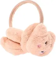 [Healeved] Kids Plush Warm Earmuffs Panda Design Ear Muffs for Kids Foldable Ear Warmers
