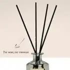 8PCS Premium Reed Diffuser Reeds Fiber Sticks Aromatherapy Home Bulk Black