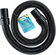 U.S. Pool Supply 4 Foot Heavy-Duty Above Ground Pool Hose, 1.5" - Black Replacement Filter Connecting Hose, Flexible Spiral Wound EVA - Compatible with Intex for Pool Filter Pumps - Skimmer Pump