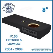 Ford F-150 Extended Cab Truck 2004-2008 8" Single Sub Box Subwoofer Enclosure