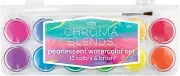 Ooly Chroma Blends Pearlescent Watercolor Set - 12 Colors