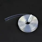 0.9 * 300cm Italian Keratin Flat Tips Glue Fusion Keratin Glue Tips Pre Bonded Tool for Hair Extensions（Transparent）
