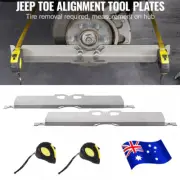 Wheel Alignment Tool Toe Plates Accurate Measurements with 2 Tape Measures Z